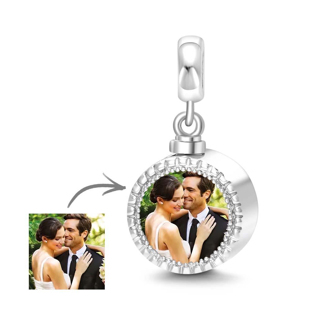 Custom Photo Cremation Urn Charm for Ashes - soufeeluk