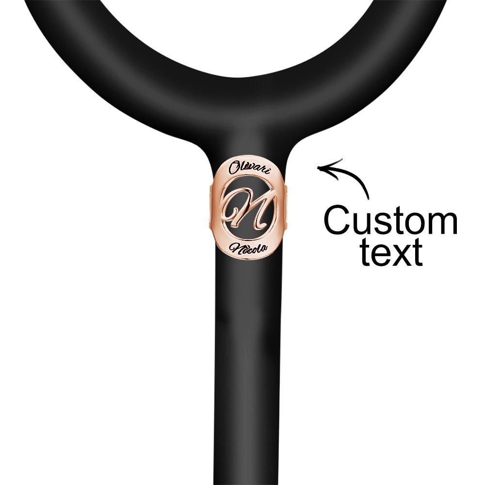 Custom Text Stethoscope ID Tag Personalised Stethoscope Name Tag Gift for Nurses RN Doctor - soufeeluk