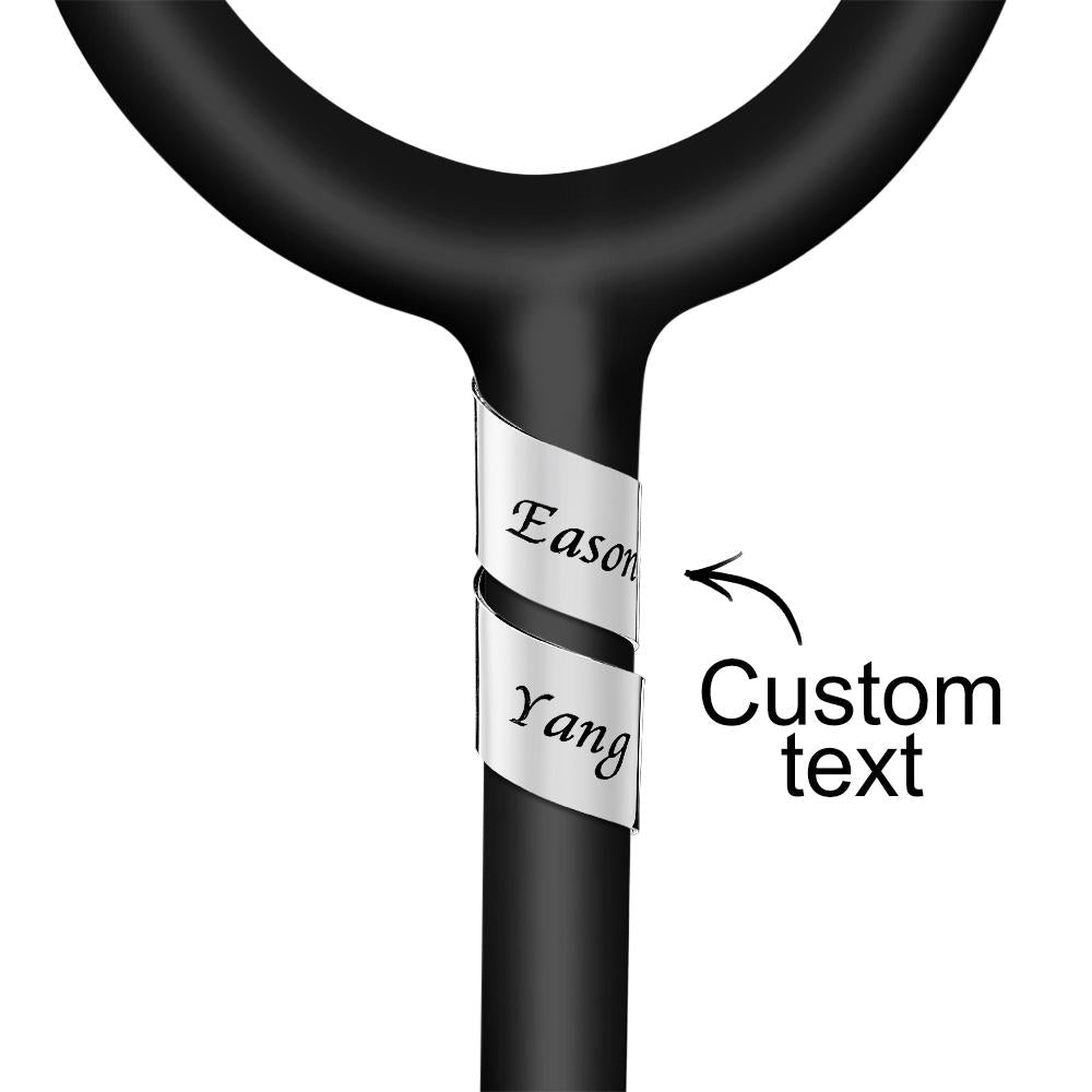 Custom Engraved Stethoscope Accessory Personalised Name Tag For Hospital Workers - soufeeluk