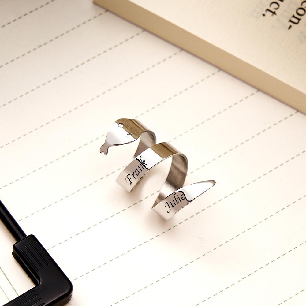 Engravable Stethoscope Name Tag Snake Styling For Doctor - soufeeluk