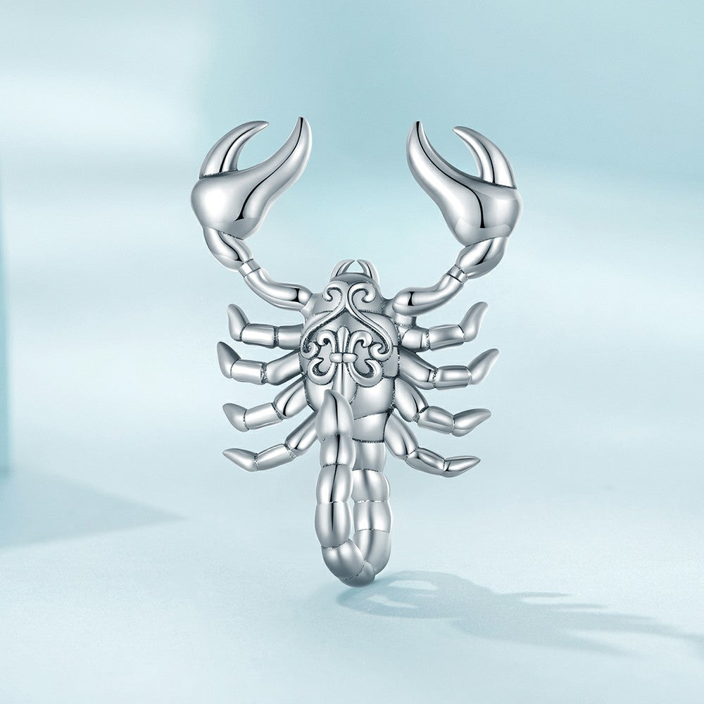 creative scorpion charm 925 sterling silver fj1431