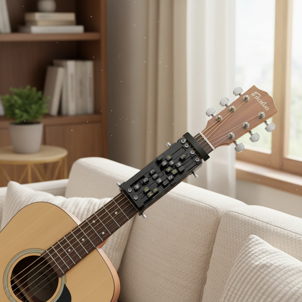 Guitar Assist Tool Chord Helper for Beginners, Easy Chord Practice & Strumming Aid, Gift for Music Lover - soufeeluk