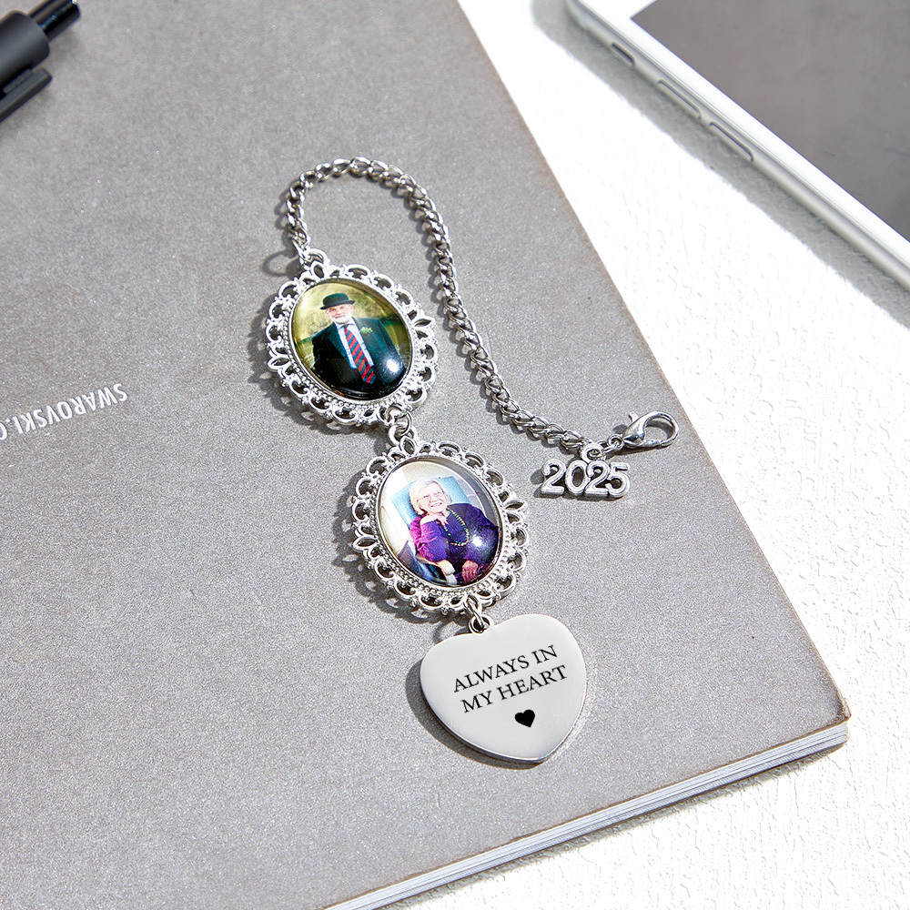 Custom Graduation Photo Charm Graduation Memorial Tassel Photo Memorial Graduation Cap Charm Graduation Gift - soufeeluk