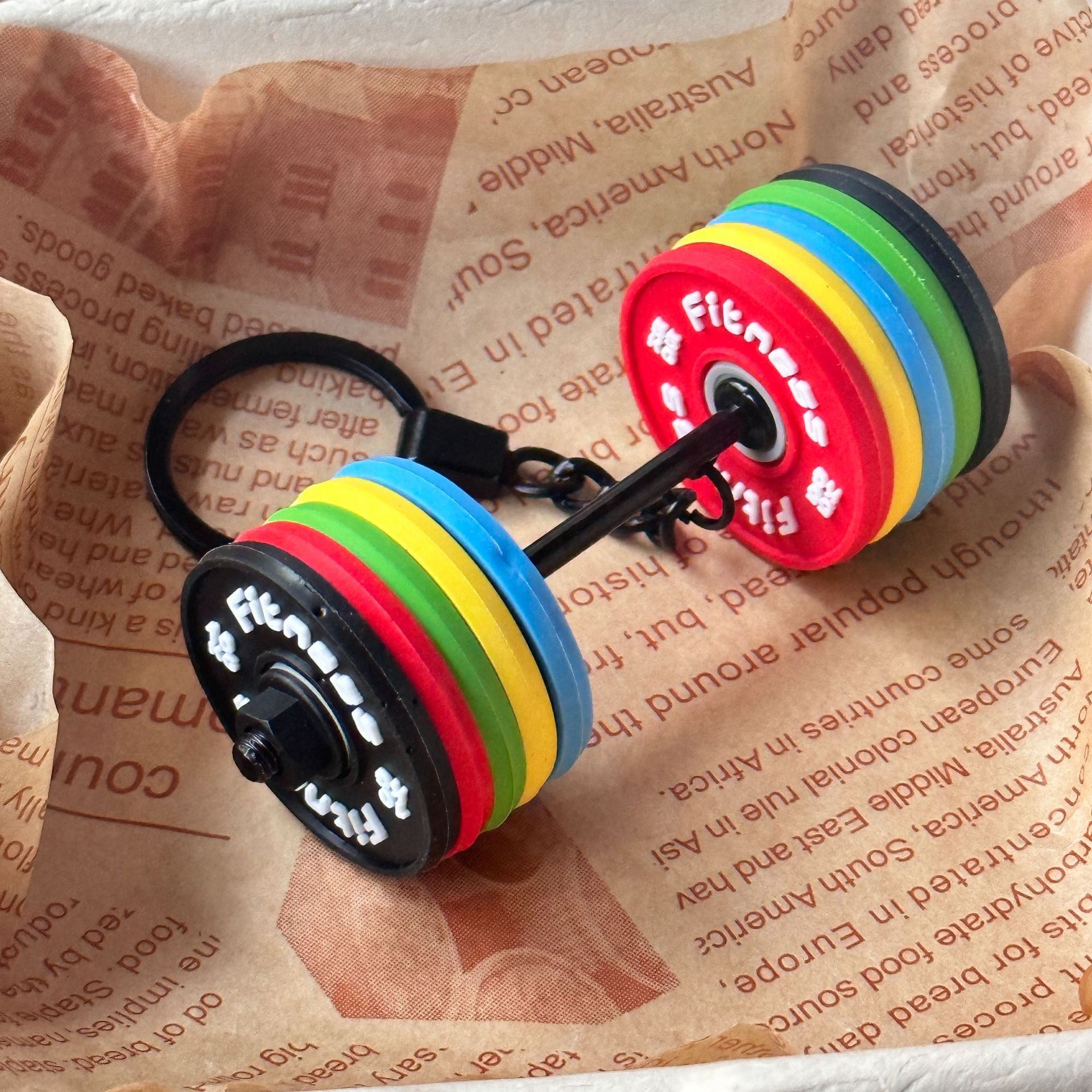 Weightlifting Equipment Keychain Accessories Equipment Removable Mini Backpack Keychain - soufeeluk