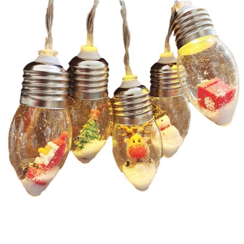 Christmas Vintage Decor String Light Led Bulbs String Lights - soufeeluk