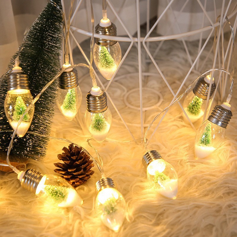 Christmas Vintage Decor String Light Led Bulbs String Lights - soufeeluk