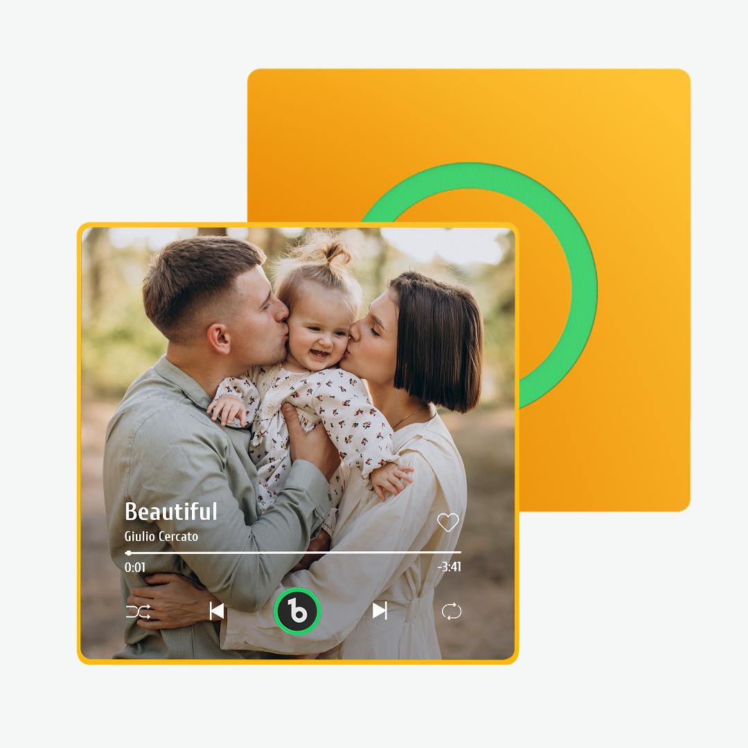 Custom Music Fridge Magnet New 4.0 Upgrade Colorful Frame Album Fridge Magnet Music Wall Photo Sticker Music Movement That Can Be Played Gift for Family - soufeeluk