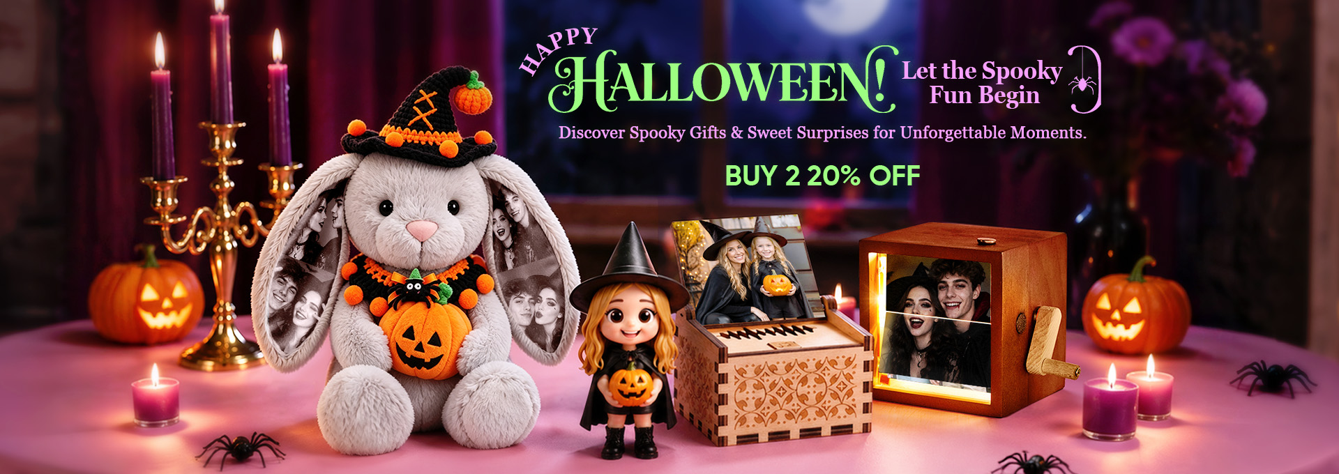Celebrate Halloween with spooky gifts, personal...