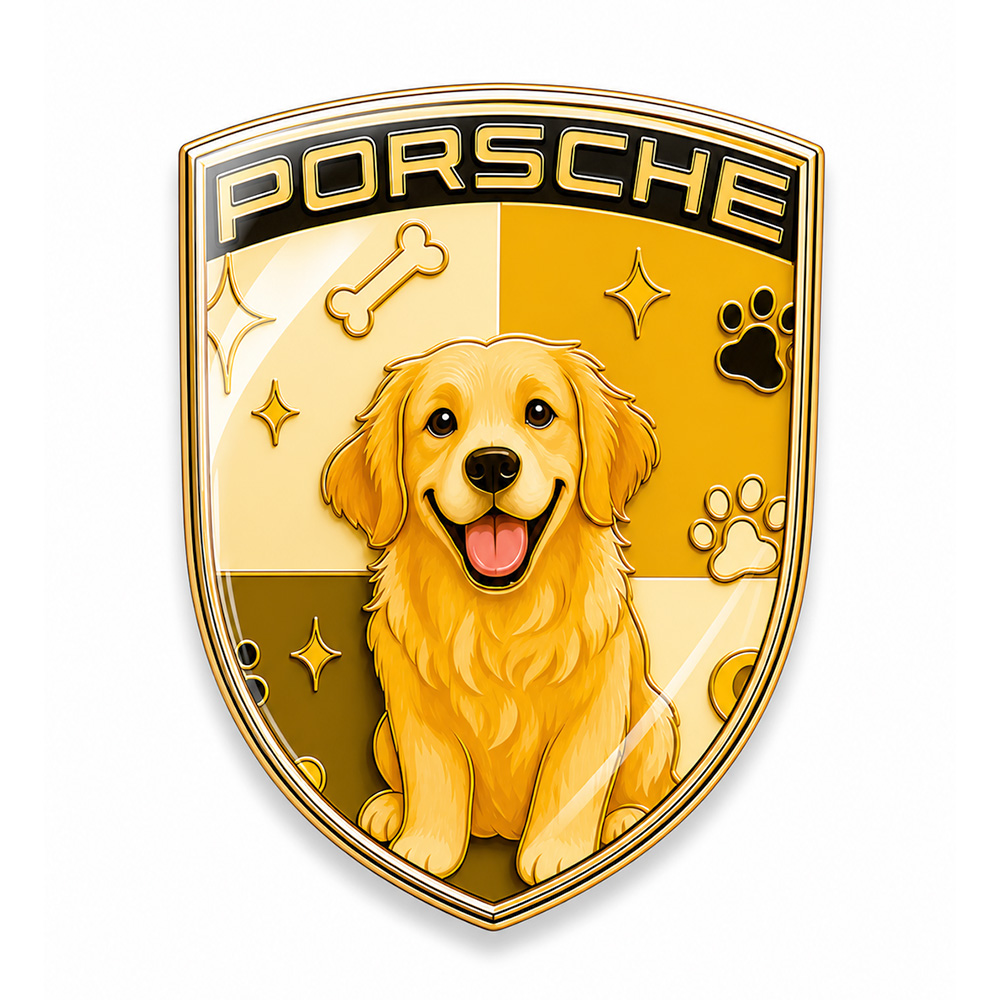 Custom Car Badge Emblem Replacement Personalized for Various Car Models Bespoke Pet Photo Metallic Decoration Accessory - soufeeluk