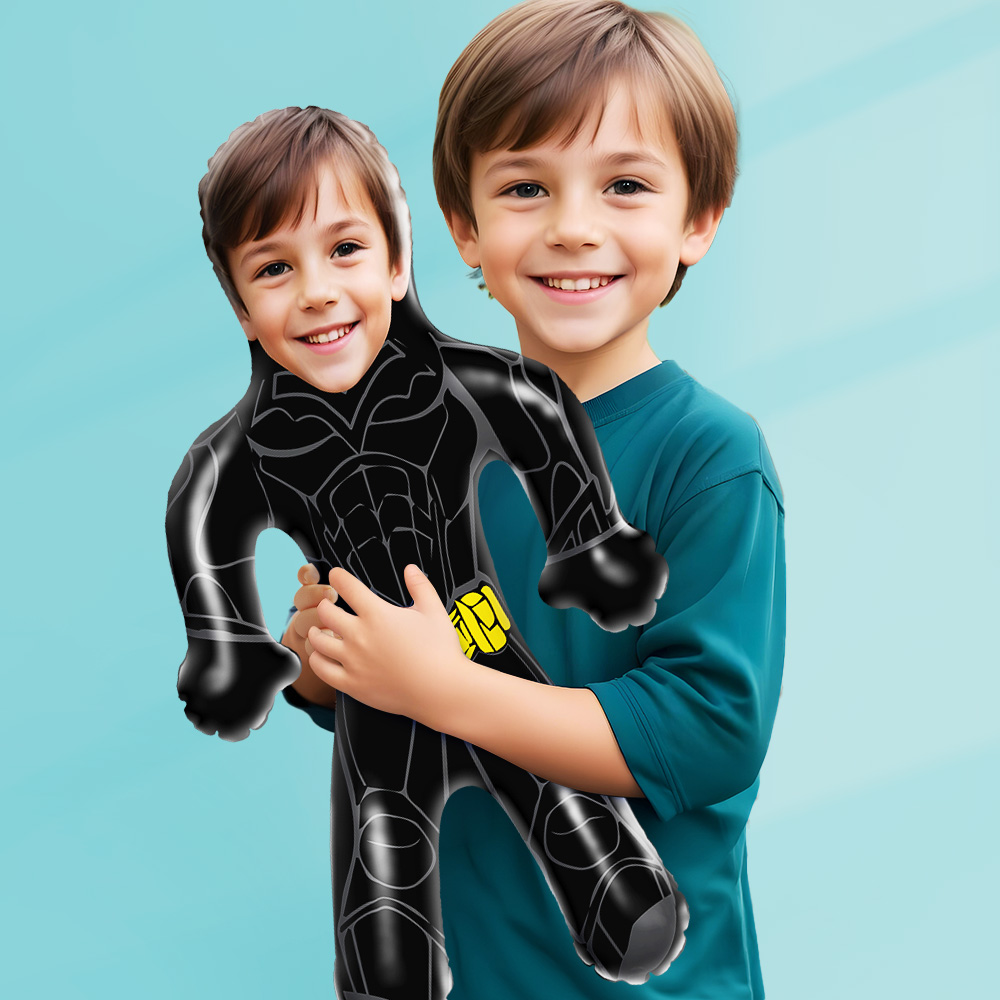 Personalized Blow Up Dolls Superhero Inflatable Minime Balloon Custom Face Hero Air Minime for Him/Kids - soufeeluk
