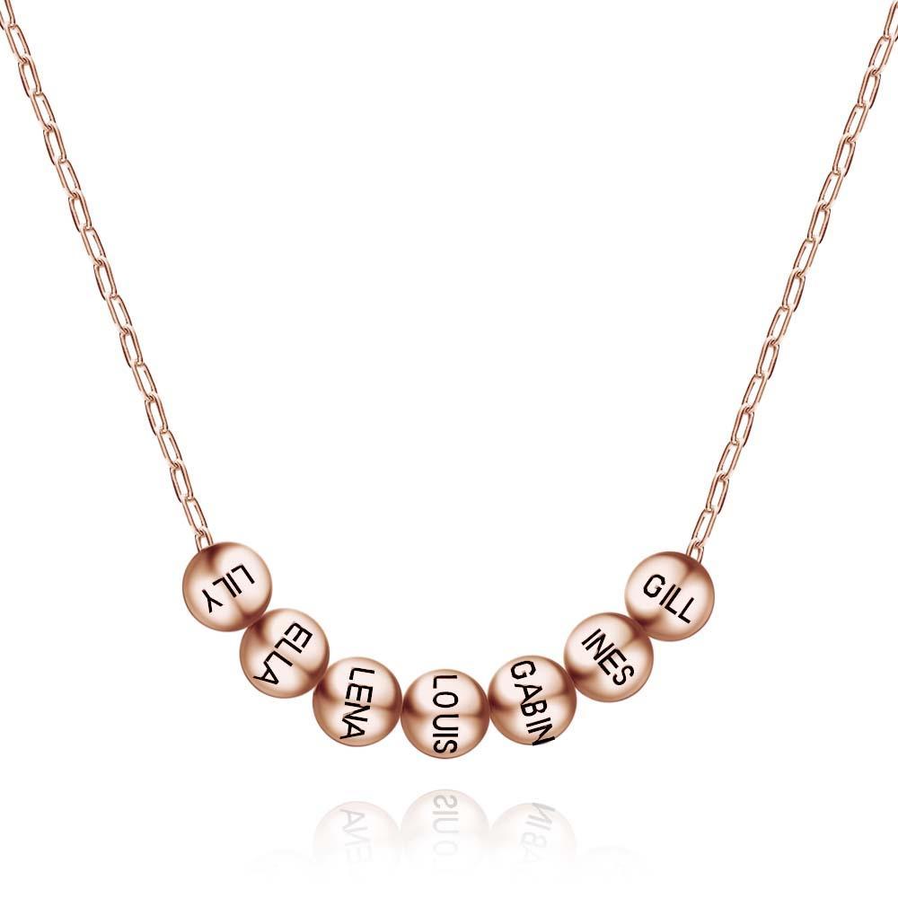 Personalised Necklace Perfect way to Show off Your Love with the 1-8 Names Unique and Heartfelt Gift - soufeeluk