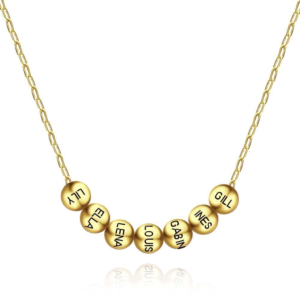 Personalised Necklace Perfect way to Show off Your Love with the 1-8 Names Unique and Heartfelt Gift - soufeeluk