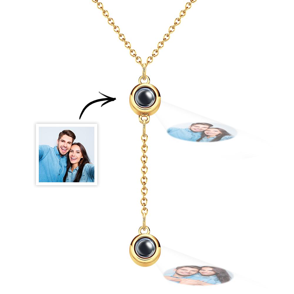 Personalised Projection Necklace Custom Multiple Photos Creative Gifts Someone You Loved - soufeeluk