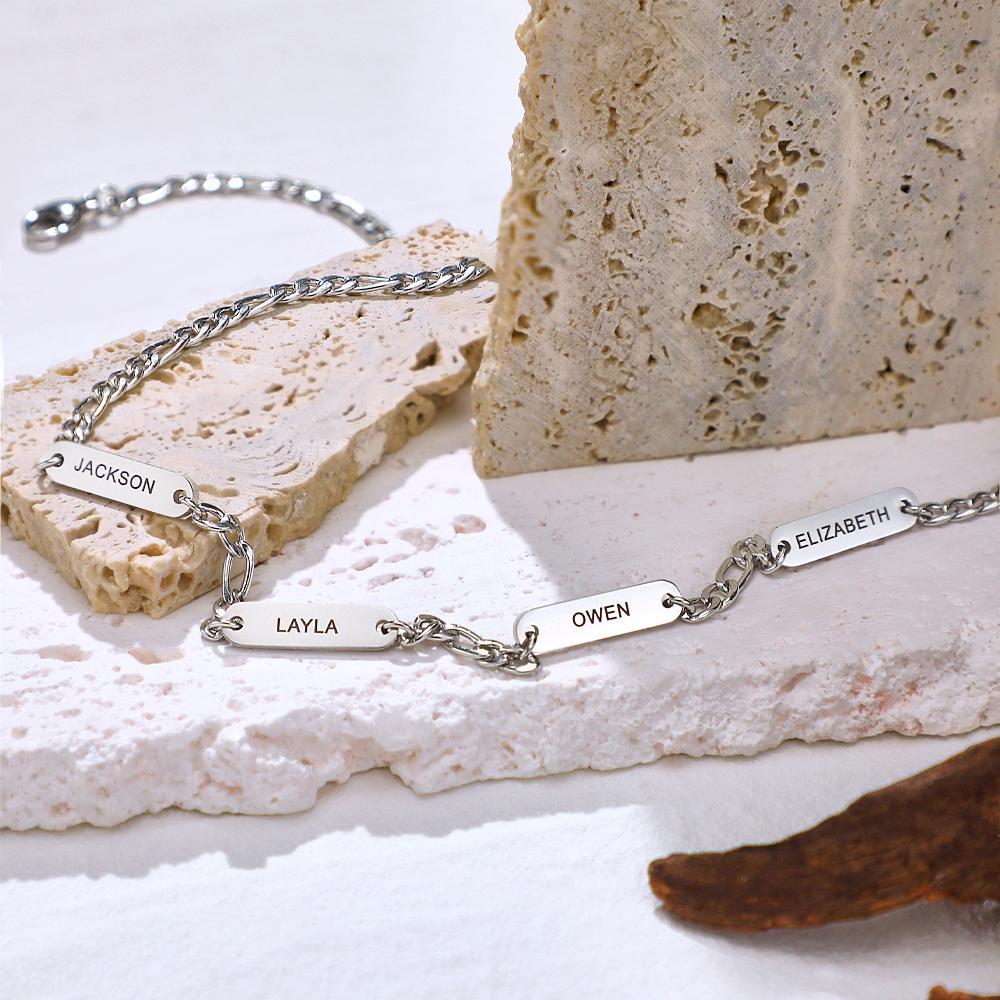 Engravable Necklace Fashionable Stainless Steel Chain Gifts For Men - soufeeluk