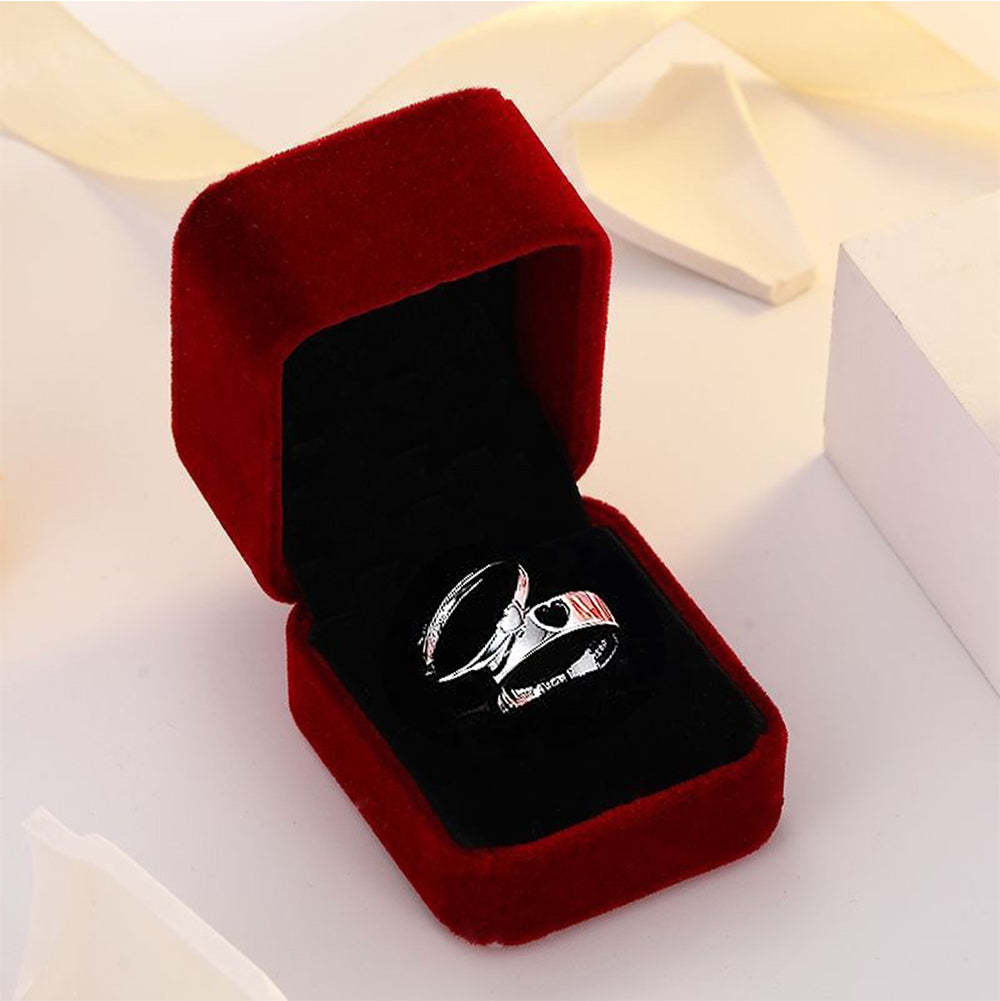 Personalised Name Couple Rings I Love You Engagement Wedding Ring Valentine's Day Gifts - soufeeluk