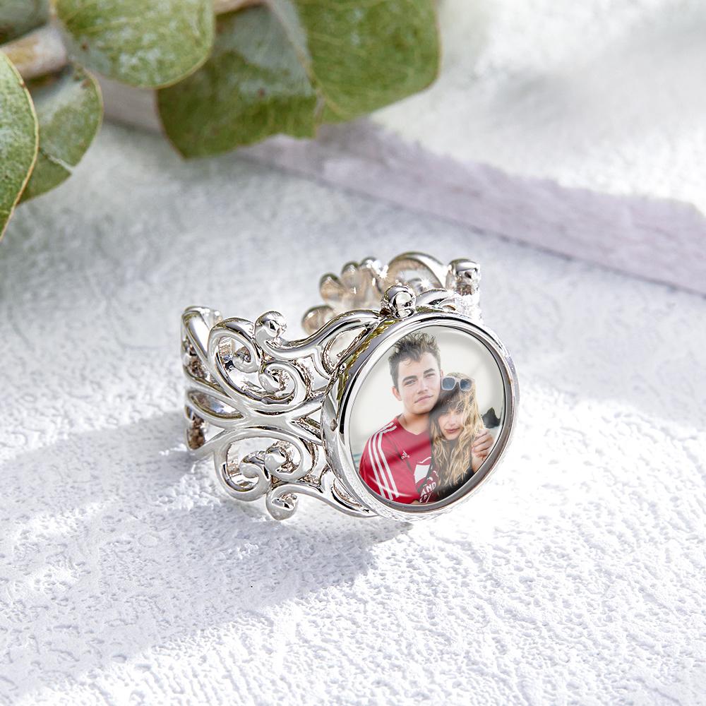 Custom Photo Ring Retro Metal Classic Gift - soufeeluk