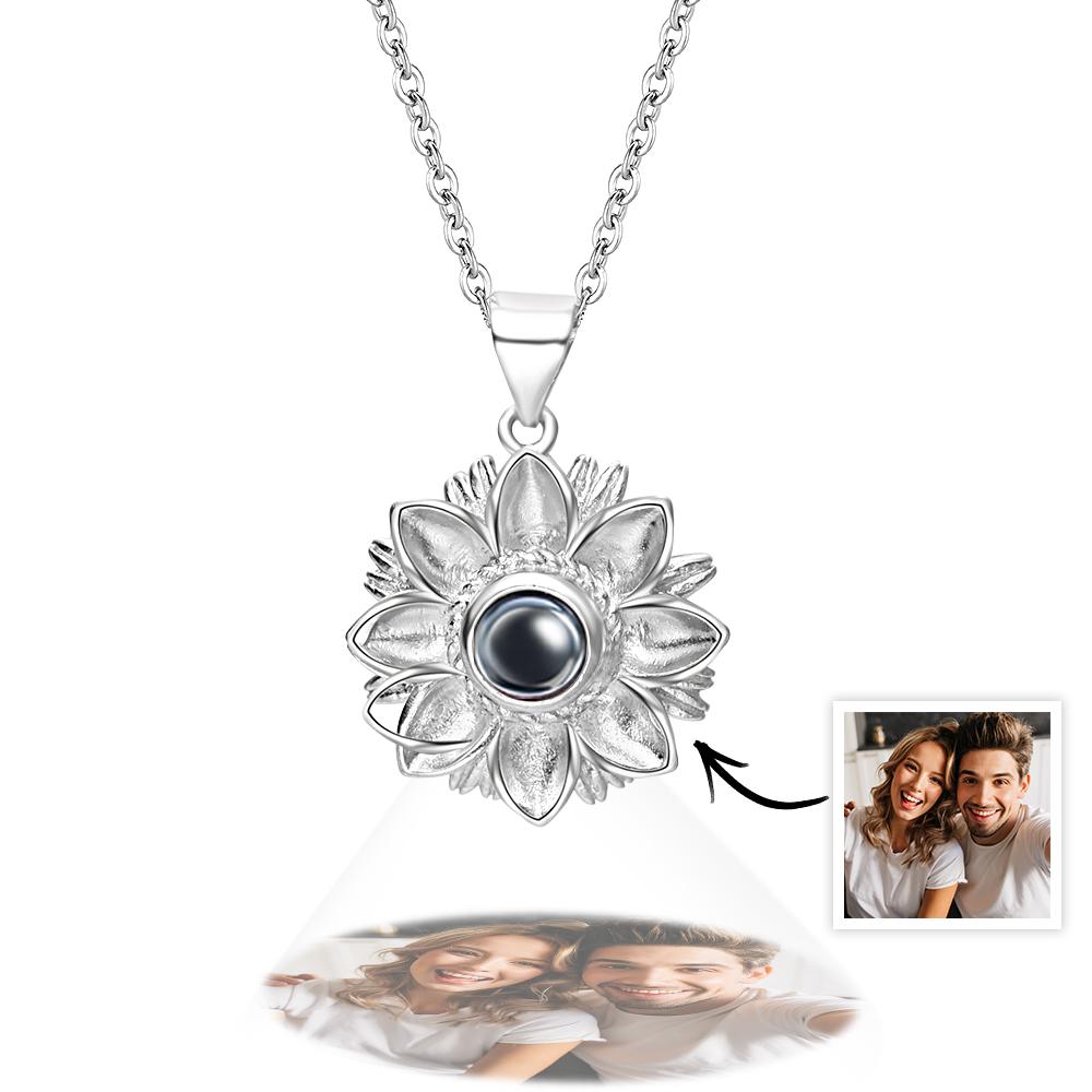 Personalised Picture Projection Necklace with Special Shaped Gift for Favourite Person - soufeeluk