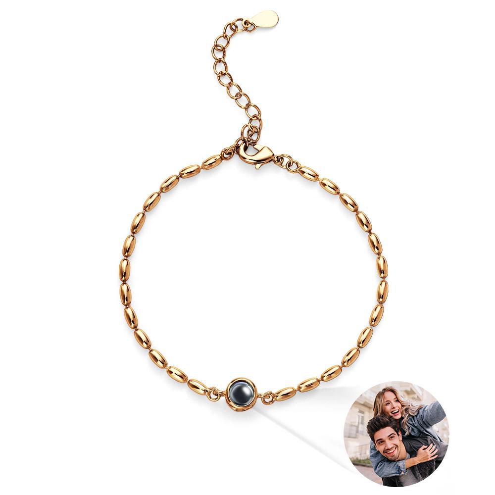 Custom Projection Bracelet Design Chain Simple Gift - soufeeluk