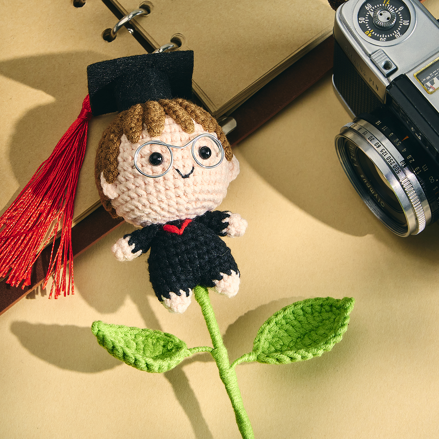 Graduation Gifts Handmade Crochet Dolls with Personality - soufeeluk