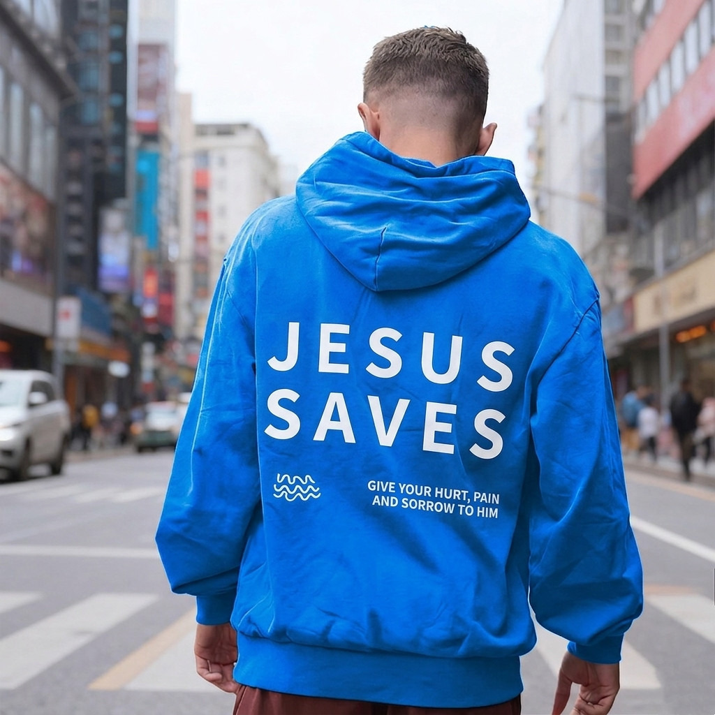 Living Word Hoodie Jesus Saves Hoodie Christian Gifts