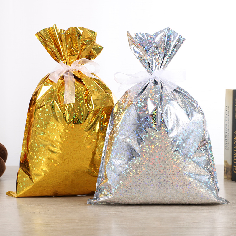 Christmas Gift Bag With Drawstring Multiple Packs Suitable for all gifts - soufeeluk