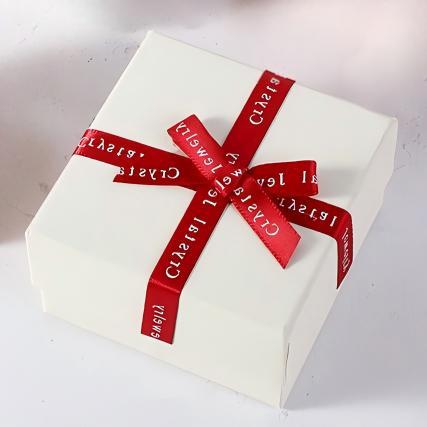Cream Square Gift Box 9*9*4cm - soufeeluk