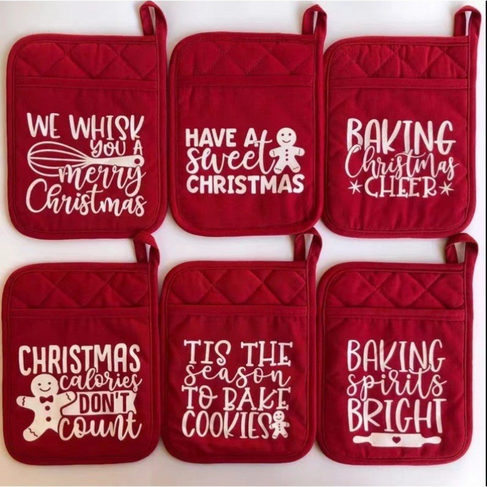 Christmas Baking Pot Rack Oven Pad Present Bag Kitchen Gifts Christmas Gifts - soufeeluk