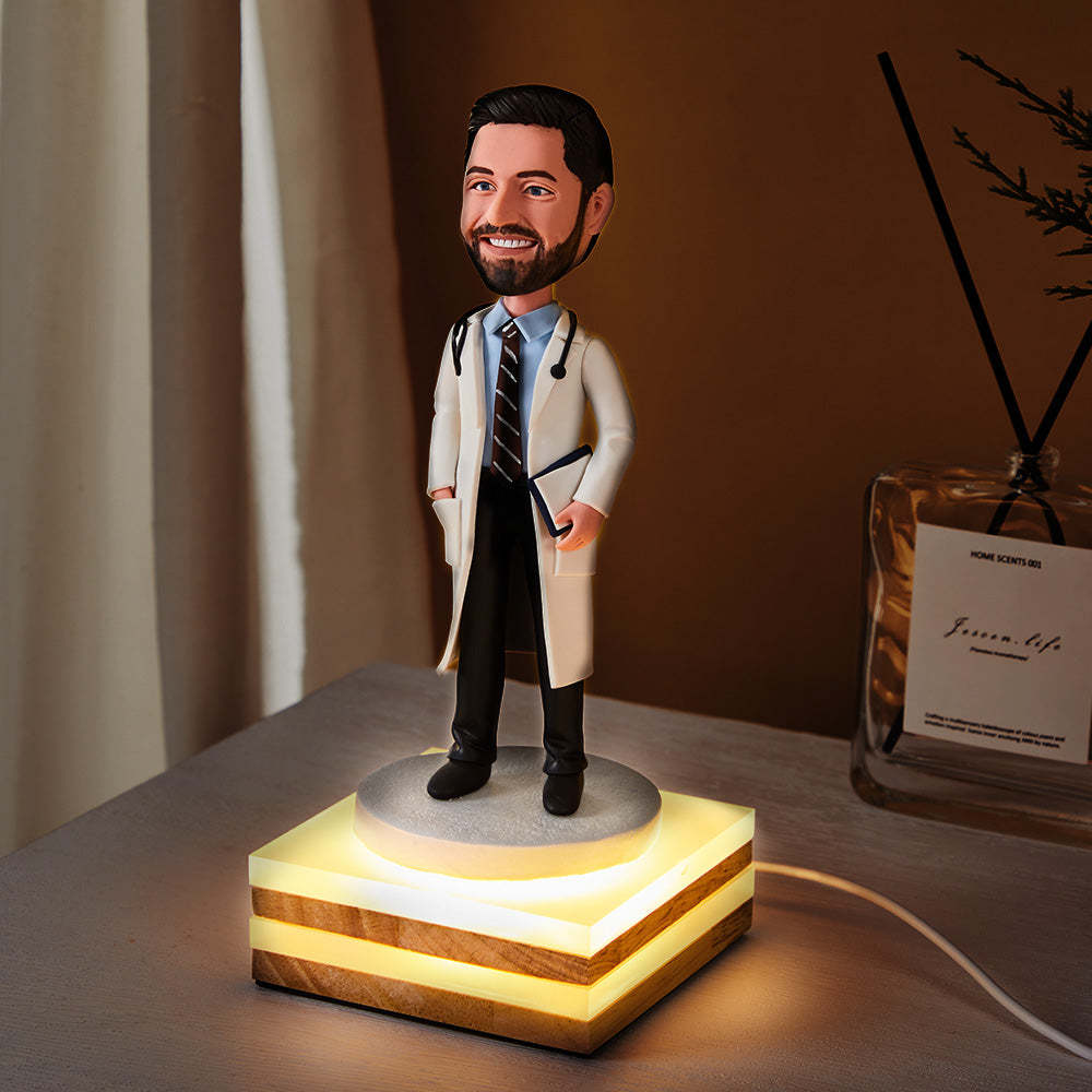 Warm Light - LED Night Light Luminous Base - soufeeluk