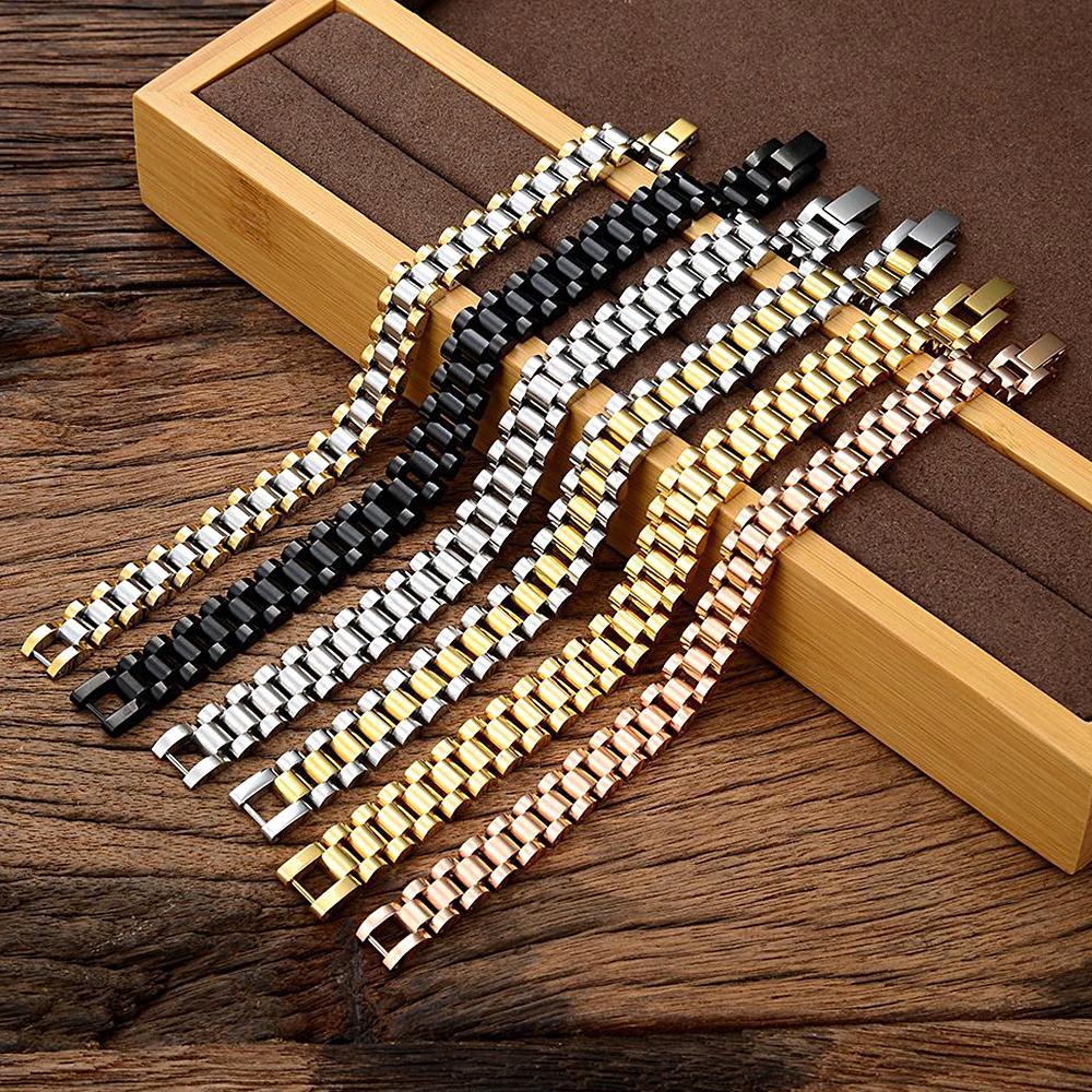 Hip Hop Bracelet Vintage Wristband Bracelet For Men - soufeeluk