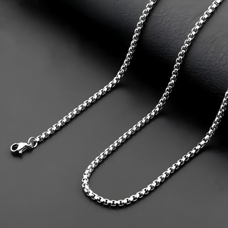 Popcorn Chain 60cm Silver - soufeeluk