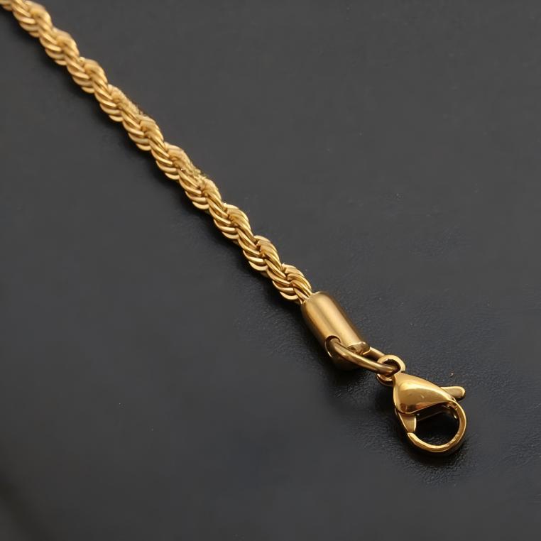 Twisted Chain 60cm Gold - soufeeluk