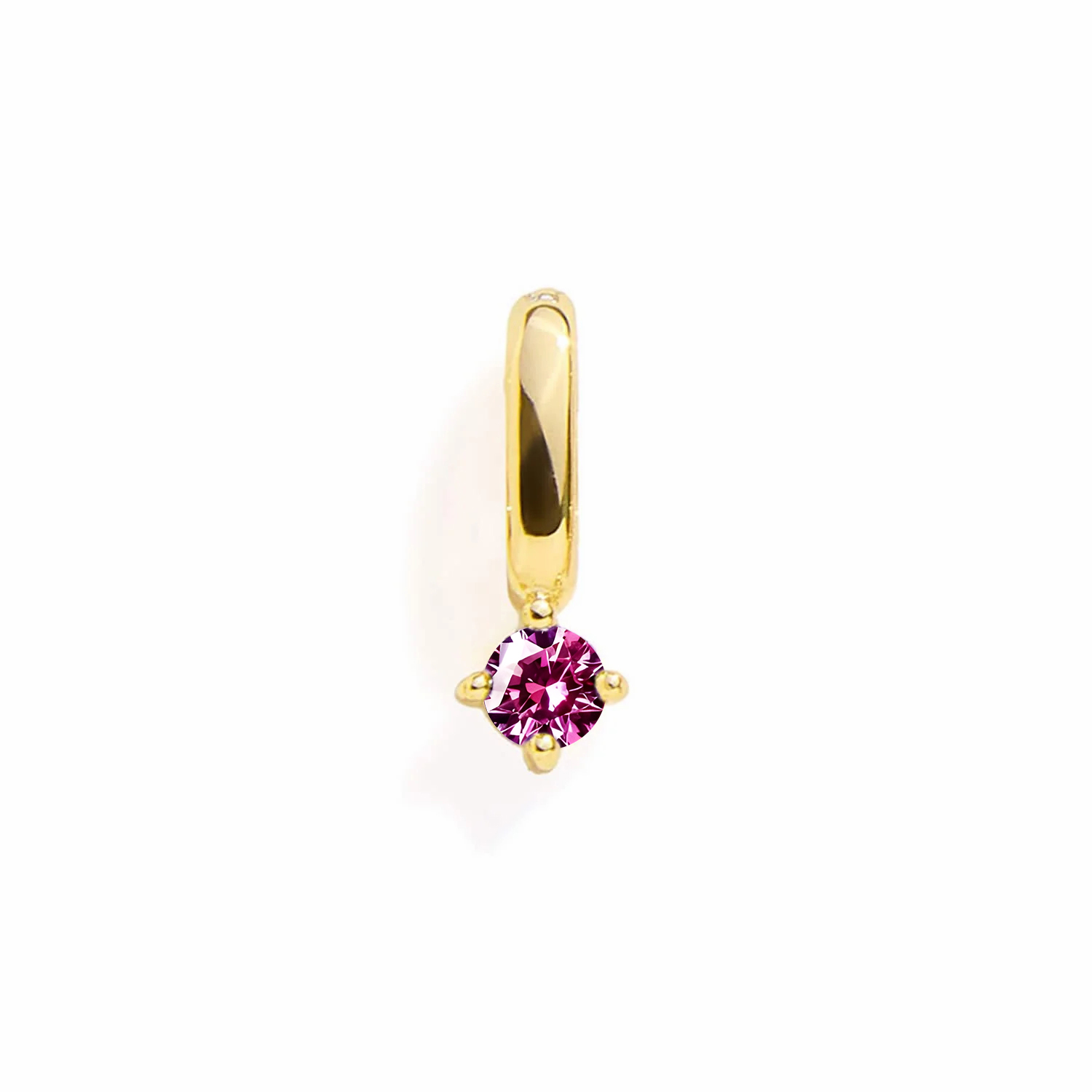AMETHYST CHARM - GOLD