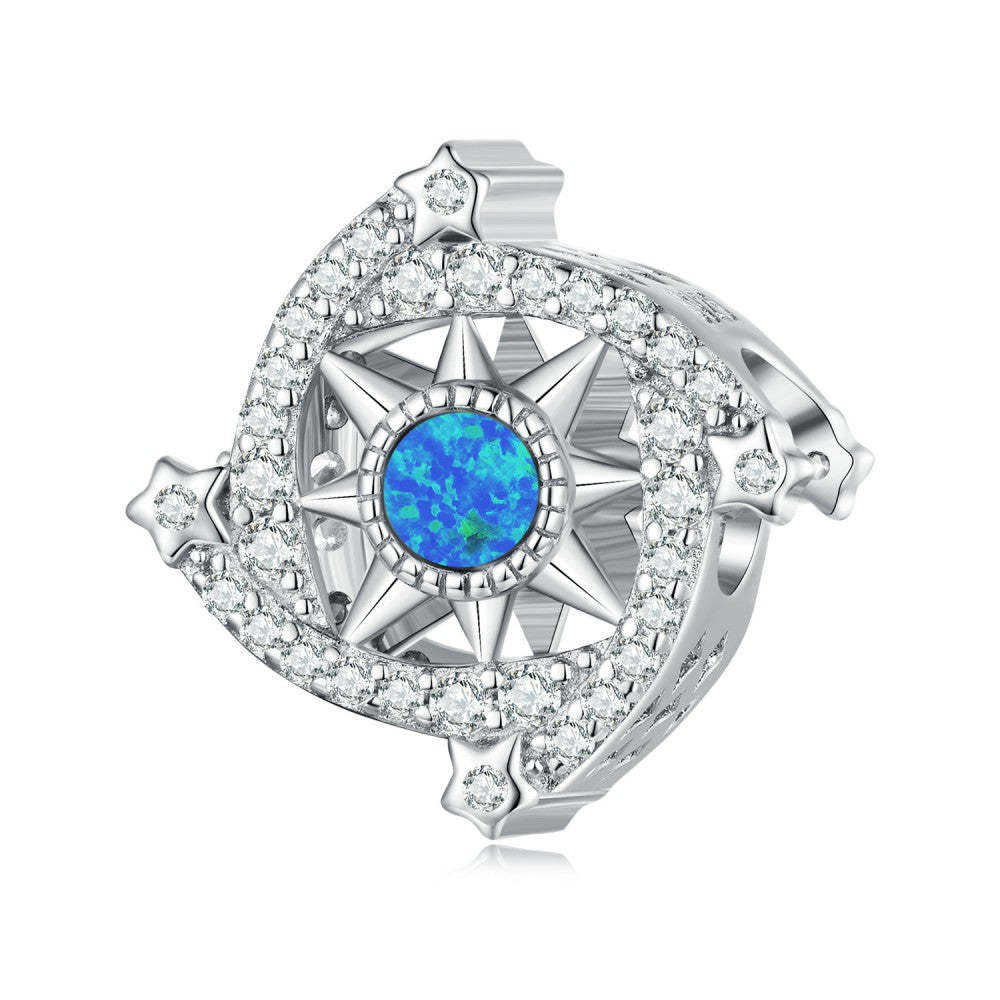 meteor blue sparkling charm 925 sterling silver xs2126