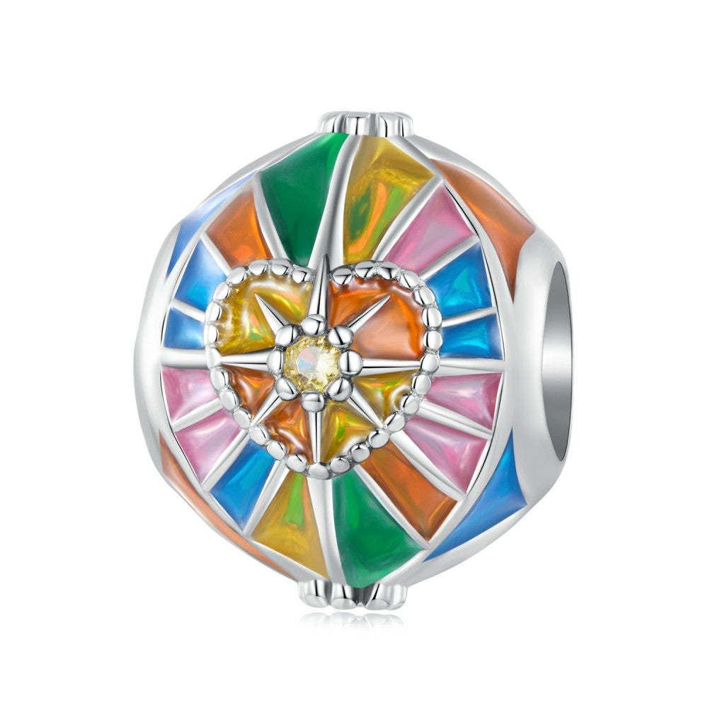 sun tarot colorful charm 925 sterling silver xs2127