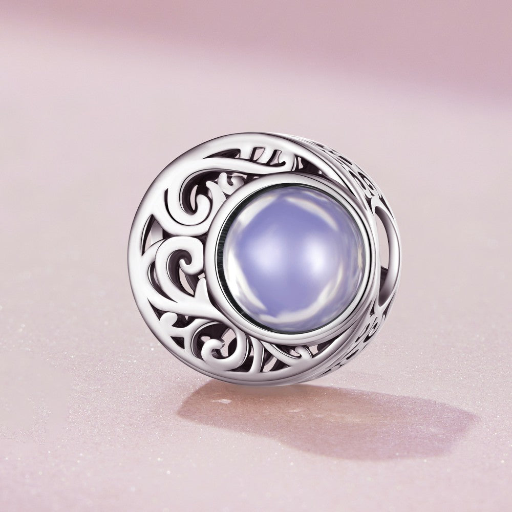 moonlight purple decor charm 925 sterling silver xs2130