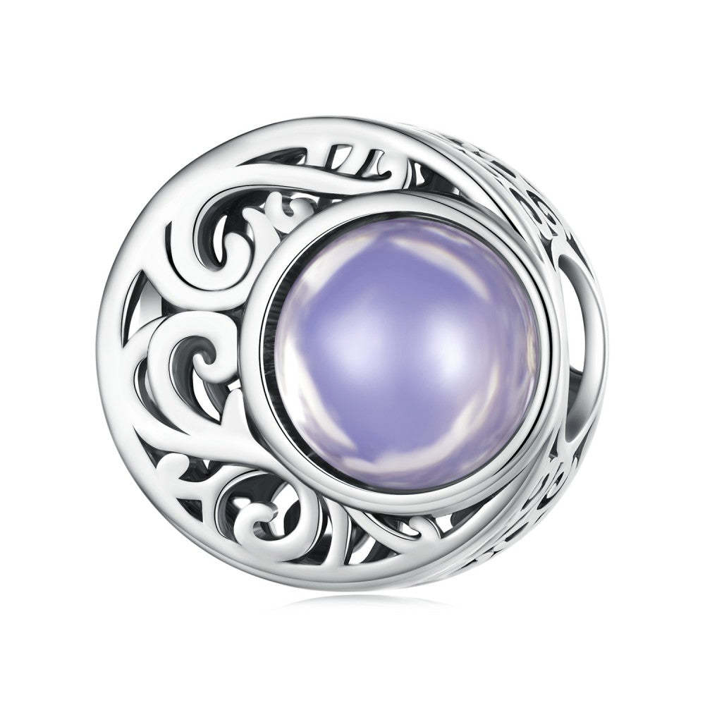moonlight purple decor charm 925 sterling silver xs2130
