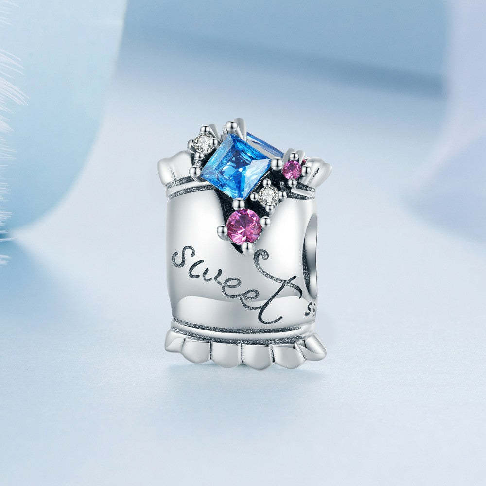 sweet candy pink blue charm 925 sterling silver xs2147