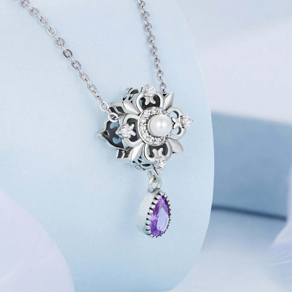 iris purple zircon charm 925 sterling silver xs2168