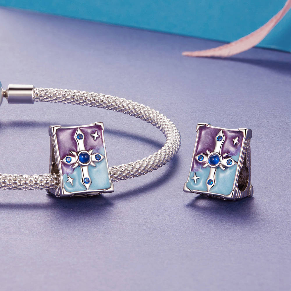 Magic Book Charm Silver Christmas Gifts - soufeeluk