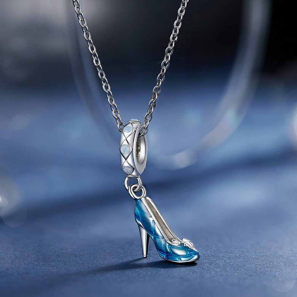 magic dancing shoes dangle charm 925 sterling silver yb2327