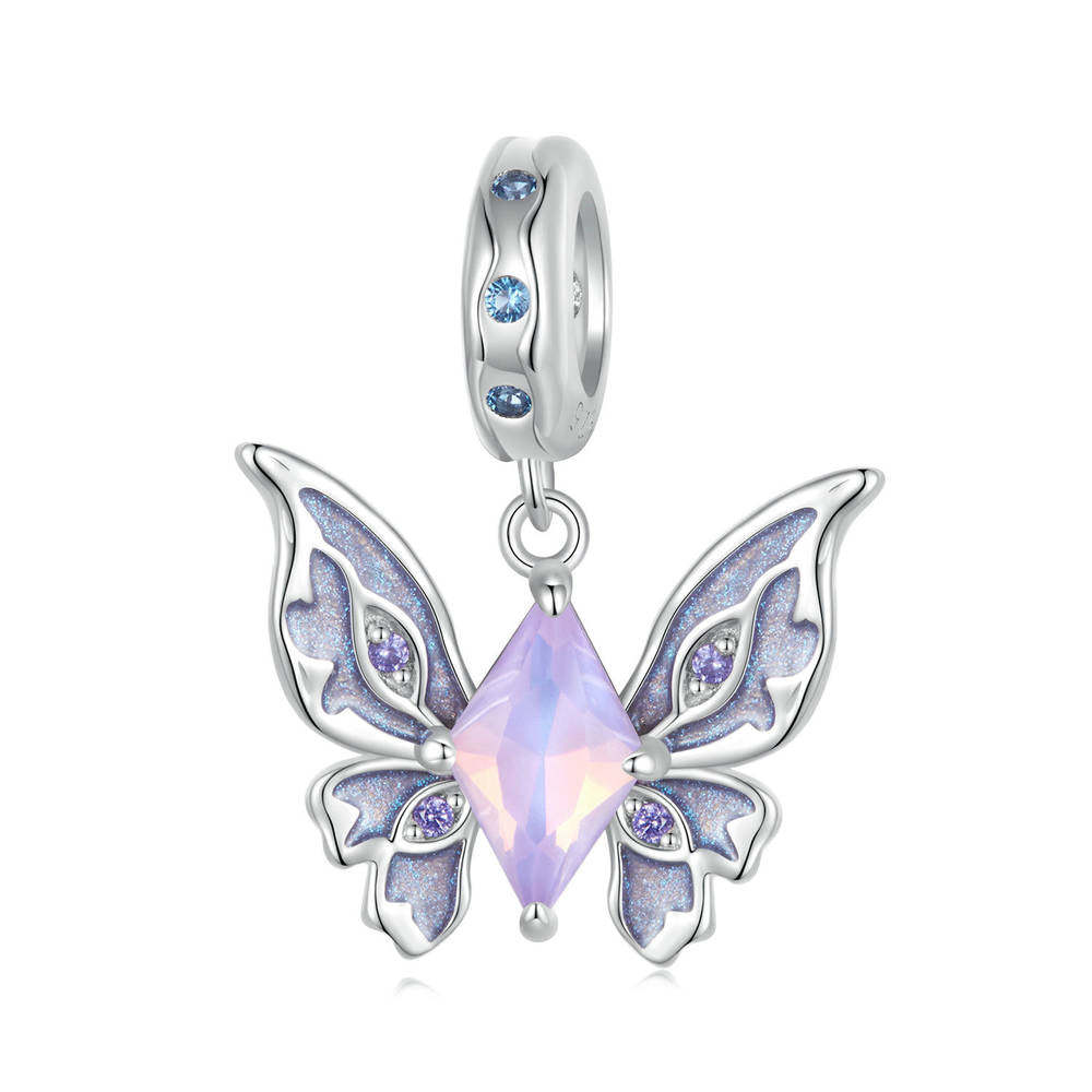 Magic Butterfly Pendant Dangle Charm Silver Christmas Gifts - soufeeluk