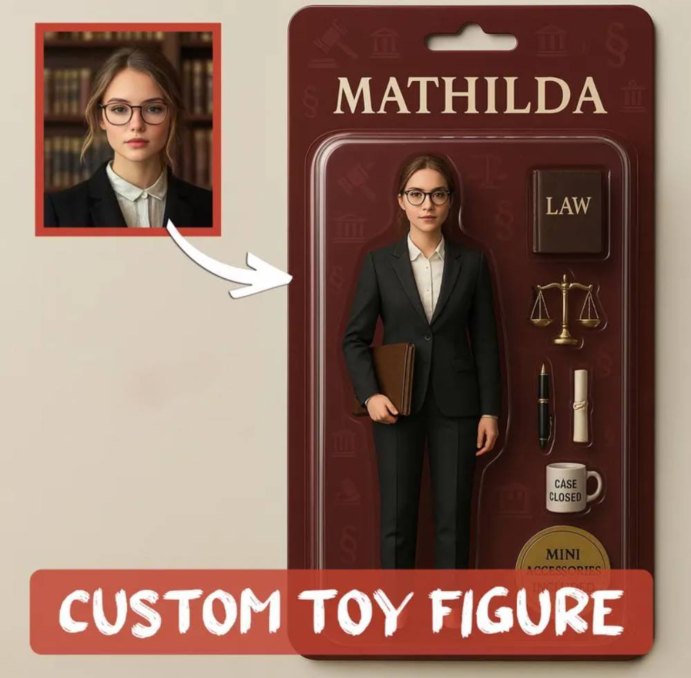 3D Effect Action Figure Pack Packaging Toy Box Style Art Gift Personalized Acrylic Keychain Gift for Mother - soufeeluk