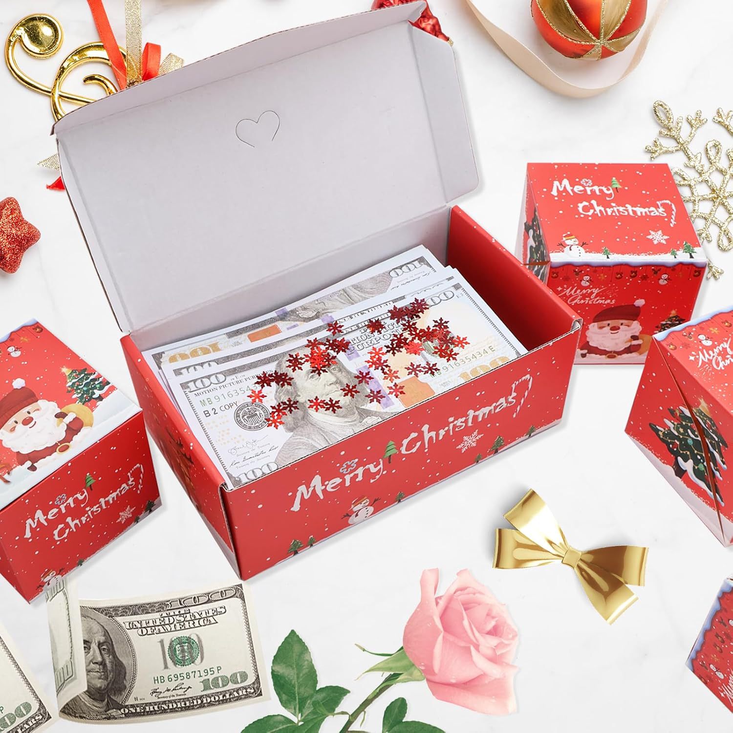 Christmas Surprise Bounce Box Christmas Bounce Box Gift Box Birthday Gift Bouncy Gift Box Christmas Gifts - soufeeluk