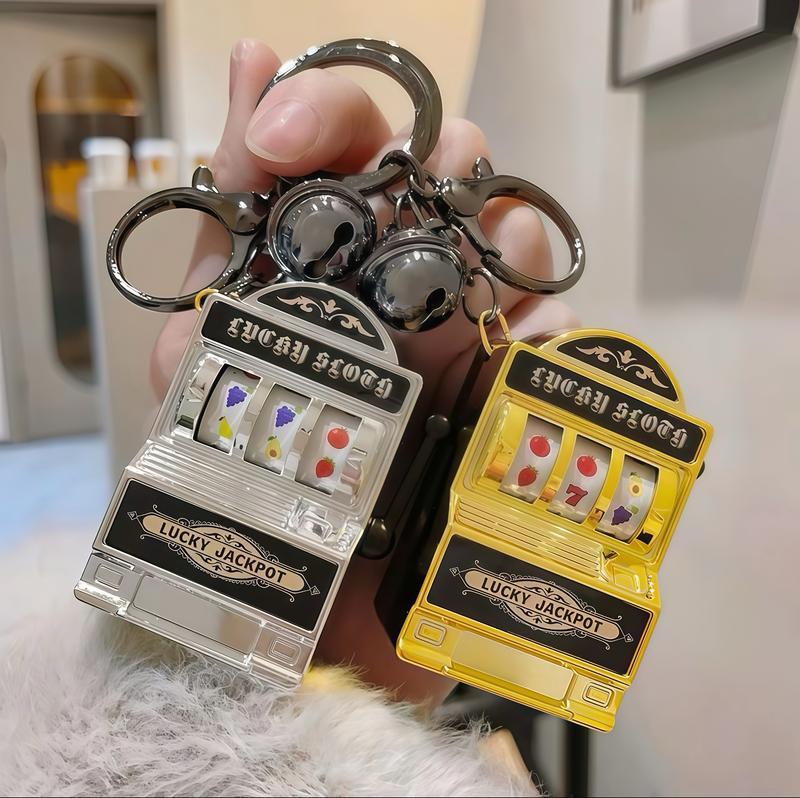 Mini Spinning Machine keychain Cool Designed Keychain Creative Keychain Stress Relief Keychain - soufeeluk