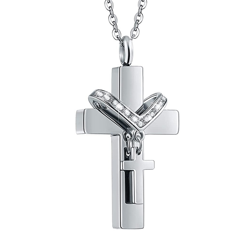 Cross Pendant For Ashes / Holy Water - soufeeluk