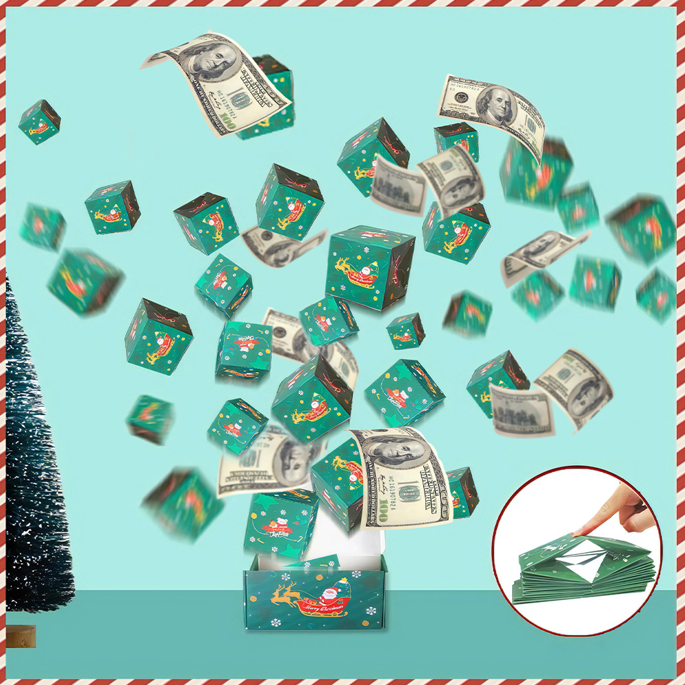 Surprise Gift Box Explosion Newly Merry Christmas Surprise Gift Box Pop-Up Explosion Gift Box Exploding Pop Up Boxes for Gifts (10, 12, 16, 20 Box Set) For Family - soufeeluk