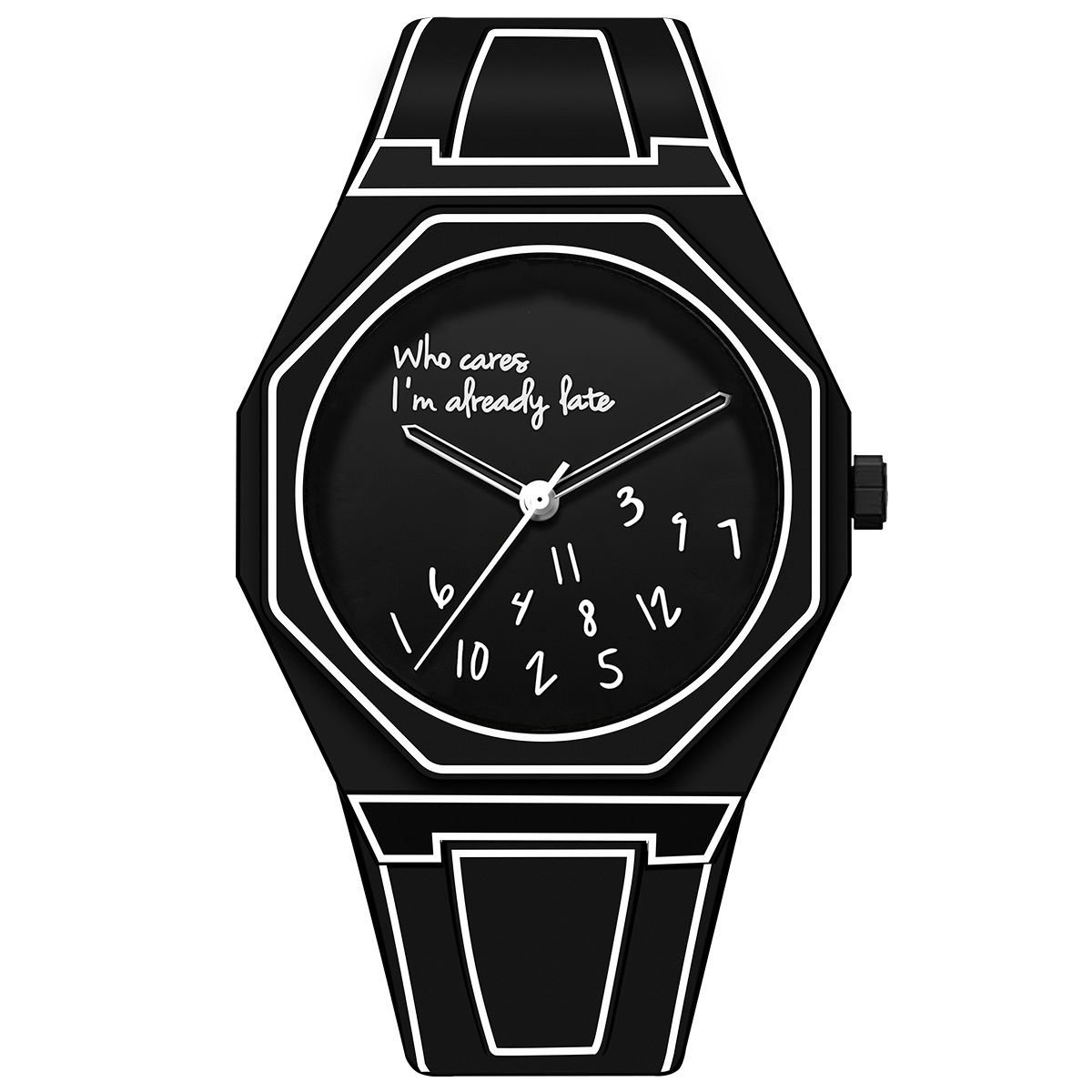 Line Style Watches Men's Watches 2d-Inspired Design Watches Best Gifts For Him