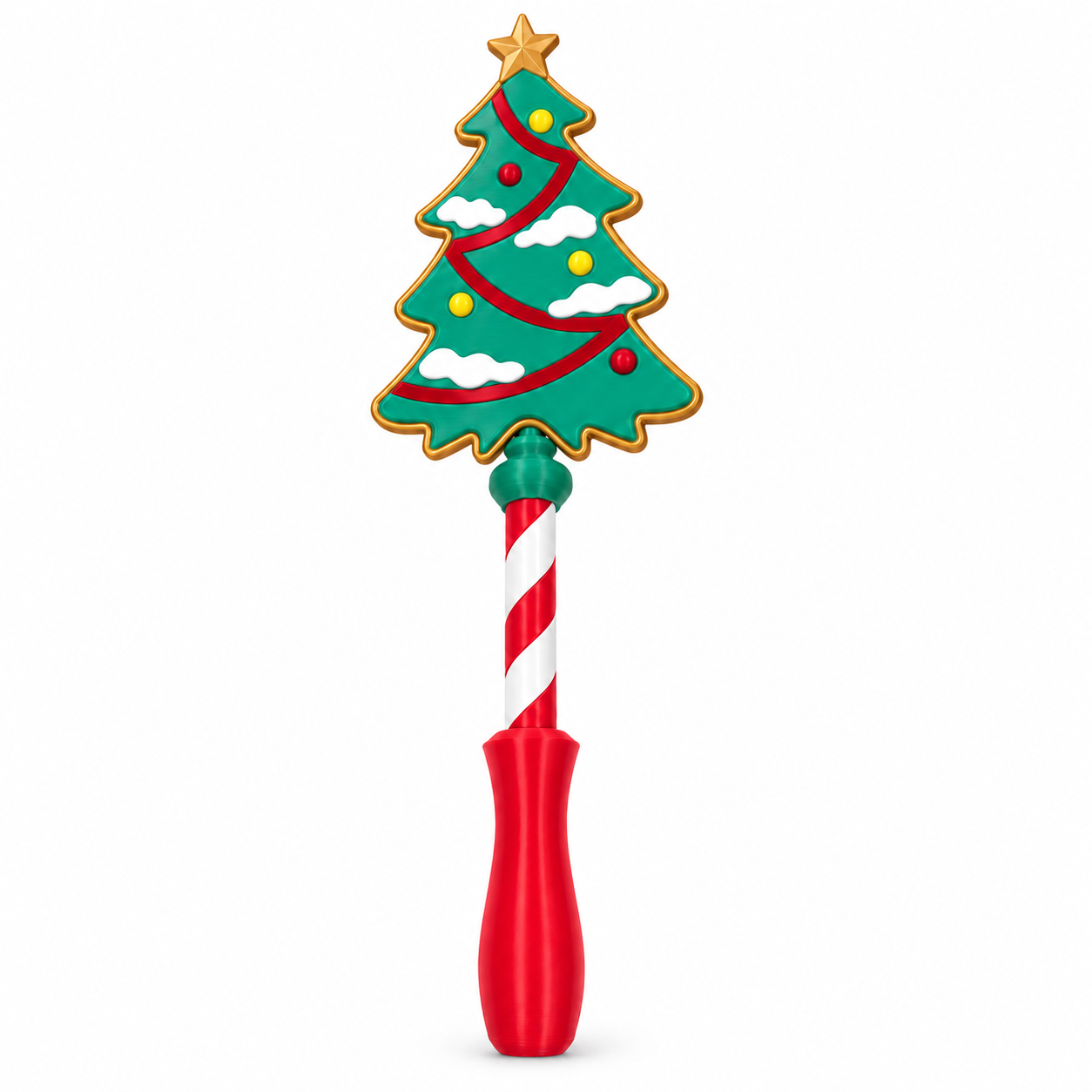 3D Printed Wand Tap-to-Pay Card Holder – Christmas Magic Wand Bank Card Sleeve, Access Card Cover & Novelty Gift - soufeeluk