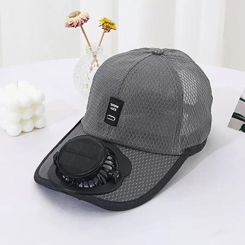 Solar Fan Hat Solar Powered Cooling Cap - soufeeluk