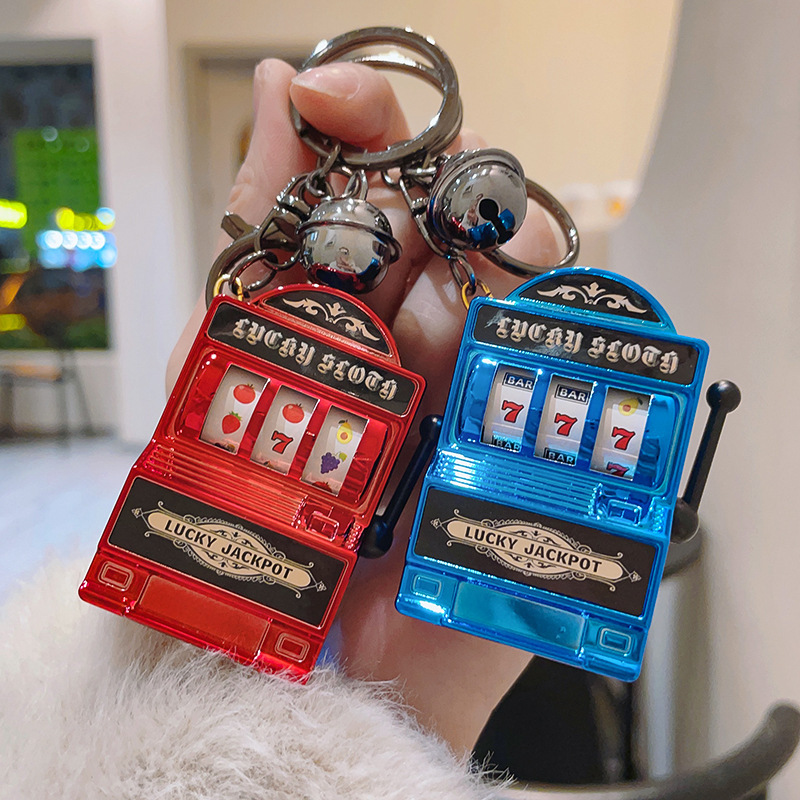 Mini Spinning Machine keychain Cool Designed Keychain Creative Keychain Stress Relief Keychain - soufeeluk